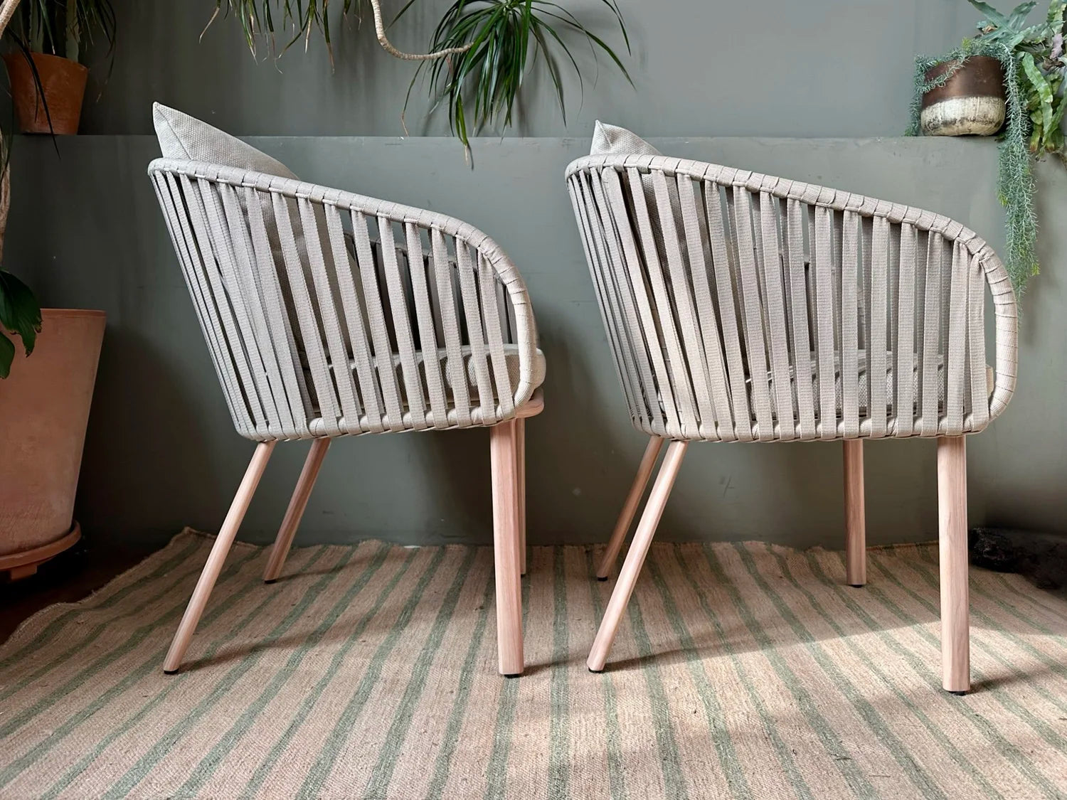 John Lewis — Flat Rope Garden Chairs