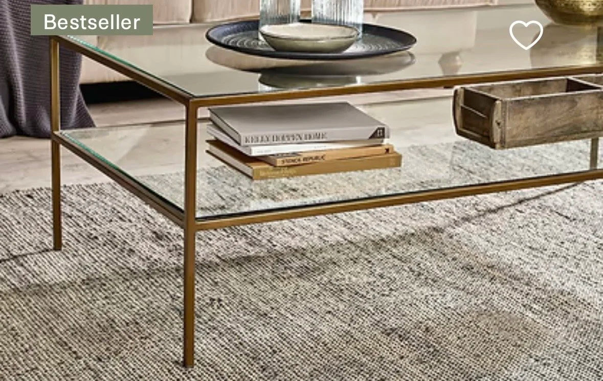 Nkuku — Iron and Glass Coffee Table