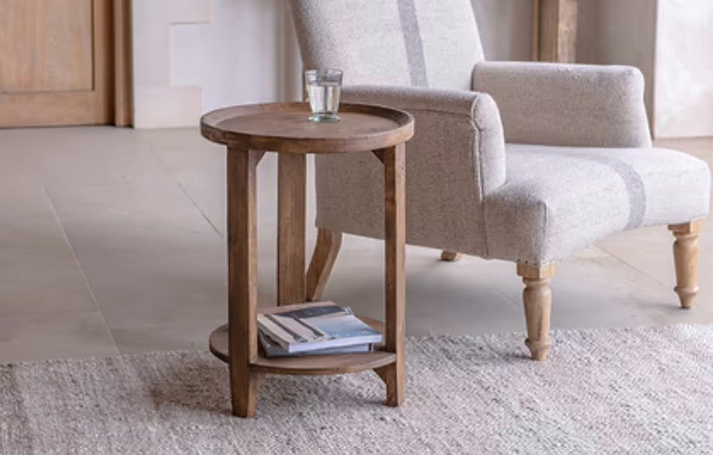 Triveni — Mango Wood Side Table