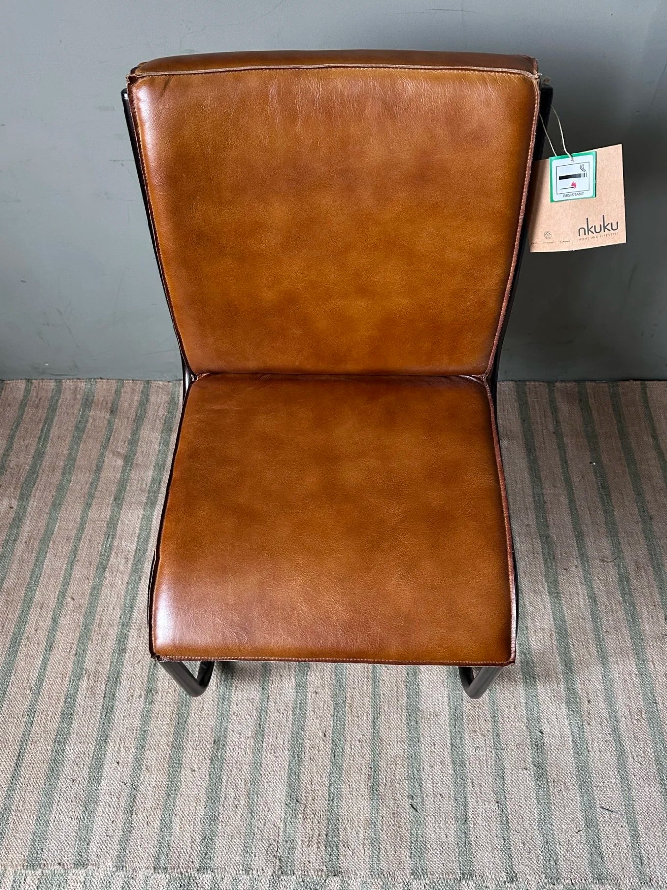 Nkuku — Narwana Leather Desk Chair
